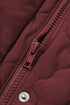 Stand Collar Flower Quilted Snap Button Zip Vests